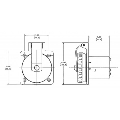 PRESA INOX HUBBELL 50AH